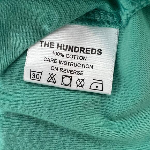 The Hundreds Men's Aqua/Green Short Sleeve 100% Cotton T-Shirt Size Small - Picture 7 of 12